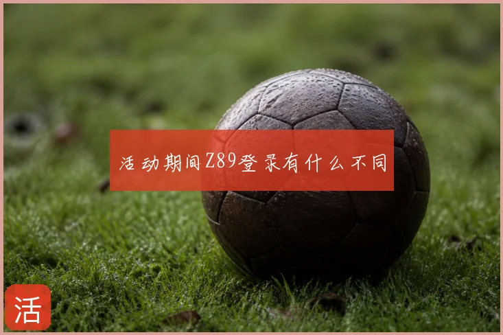 活动期间Z89登录有什么不同